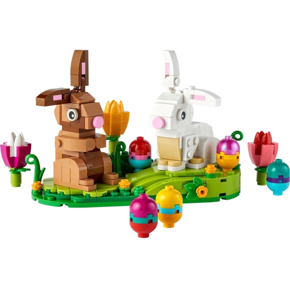 LEGO Easter Rabbits with Easter Eggs Play Lego Set